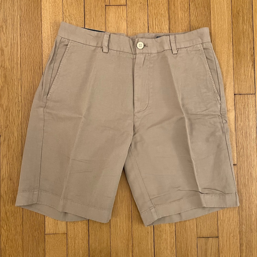 Vineyard Vines Khaki Flat Front Shorts